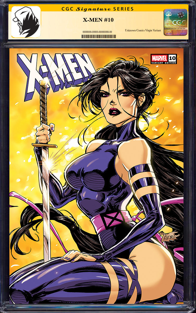 [SIGNED CGC 9.6+ YELLOW LABEL] X-Men #10 Unknown Comics Kaare Andrews Exclusive Var (06/30/2024)